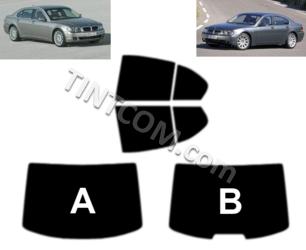                                 Pre Cut Window Tint - BMW 7 series iL E66 (4 doors, long base, 2001 - 2008) Solar Gard - NR Smoke Plus series
                            